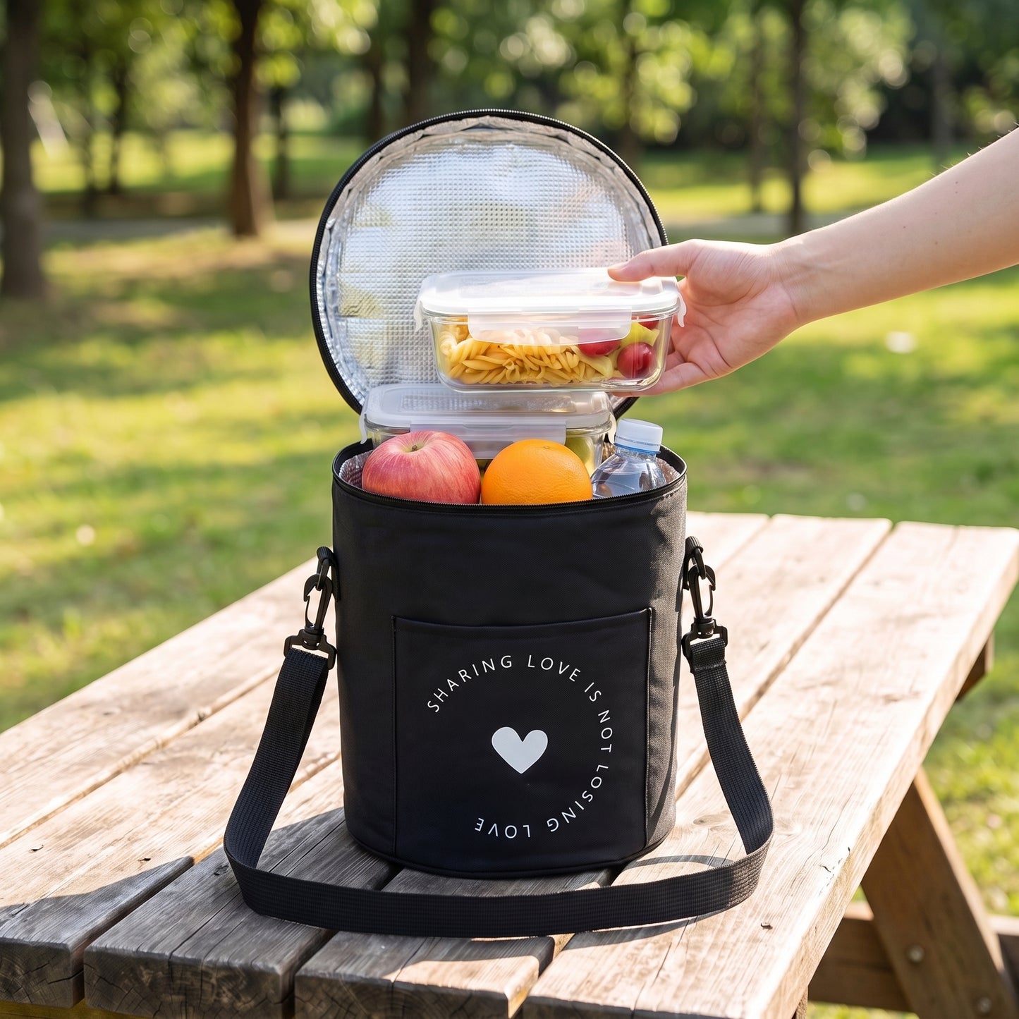 Lunch Bag for Work Cooler Insulated Strap Food Storage - Image 1