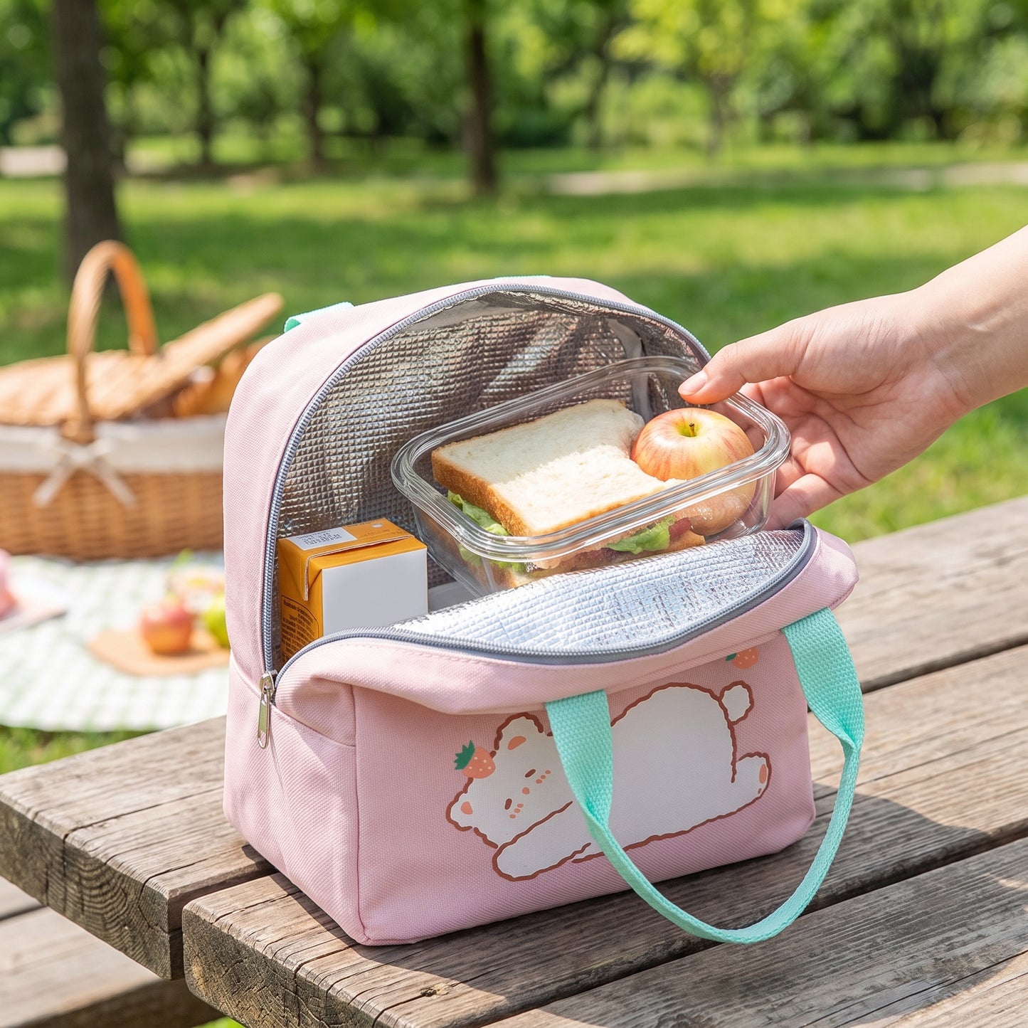 Lunch Bag Insulated Portable Cooler for Work - Image 1