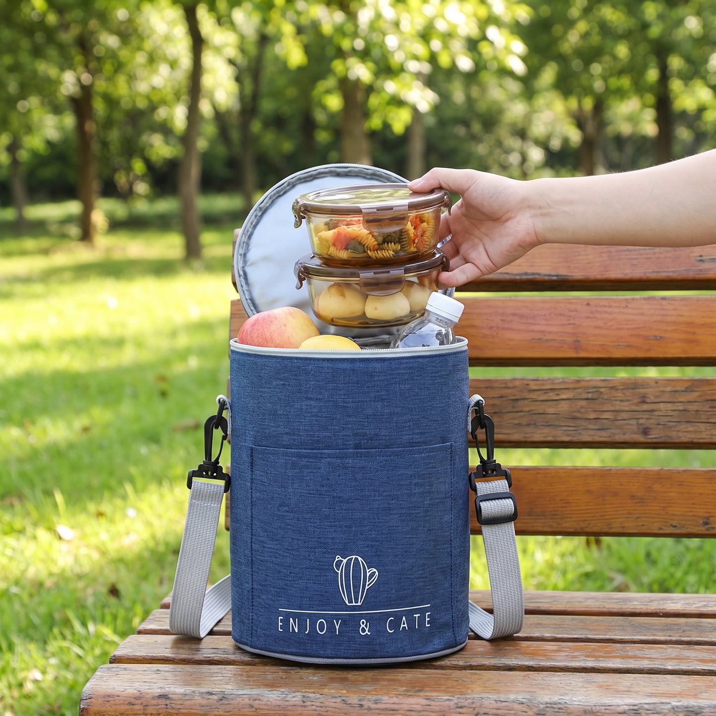Lunch Bag for Work Cooler Insulated Strap Food Storage - hero