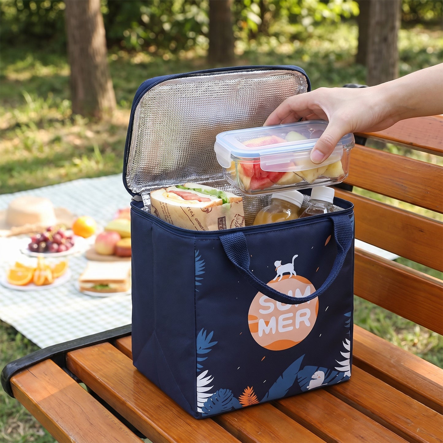 Lunch Bag Insulated Portable Cooler for Work - Image 14