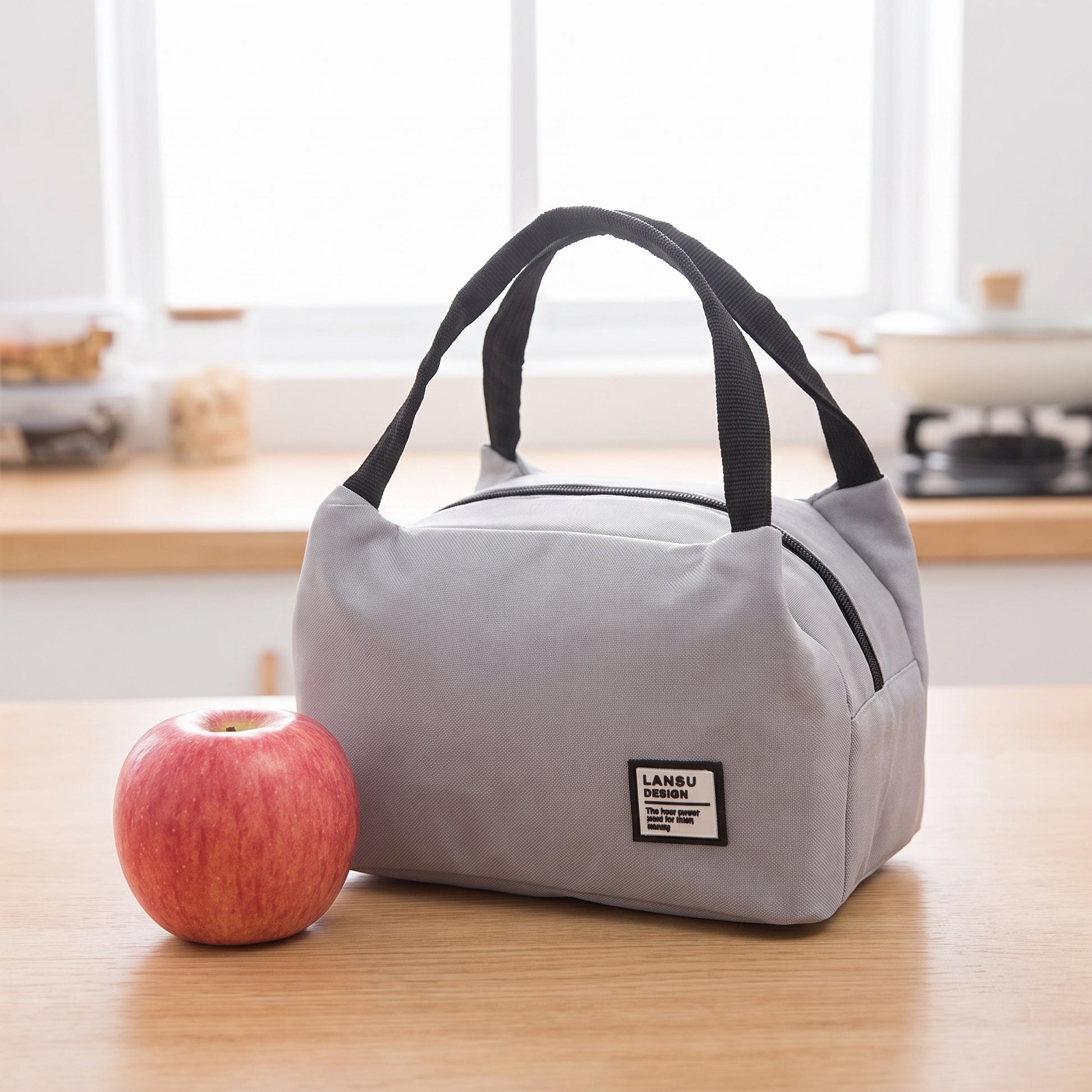 Lunch Bag Insulated Cooler for Work Food Storage - scale