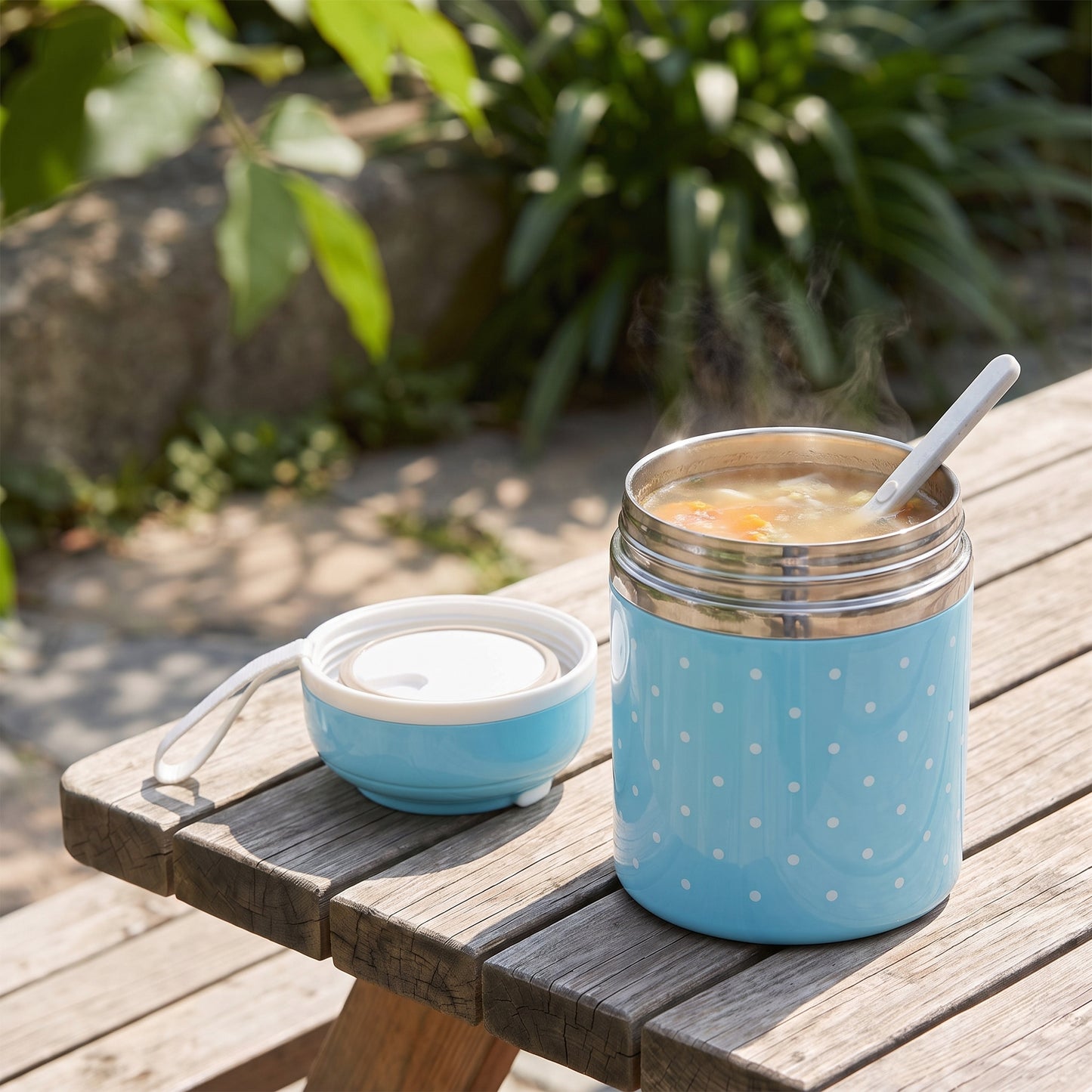 lunch box stainless steel insulated multi-tier food storage container - Image 15