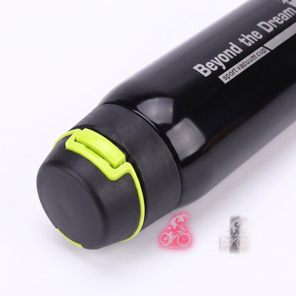 Water Bottle Insulated Sports Stainless Steel Flip Top - detail