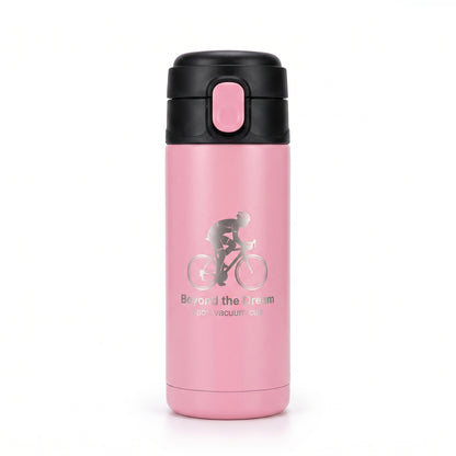Water Bottle Insulated Sports Stainless Steel Flip Top - studio