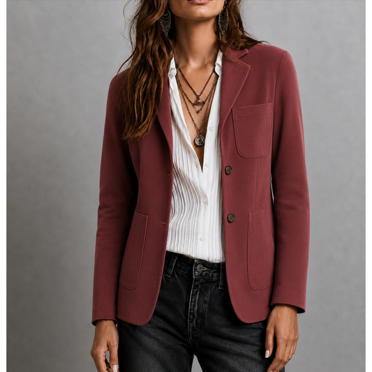 Jacket Women Casual Wear Tailored Notched Lapel - Image 2