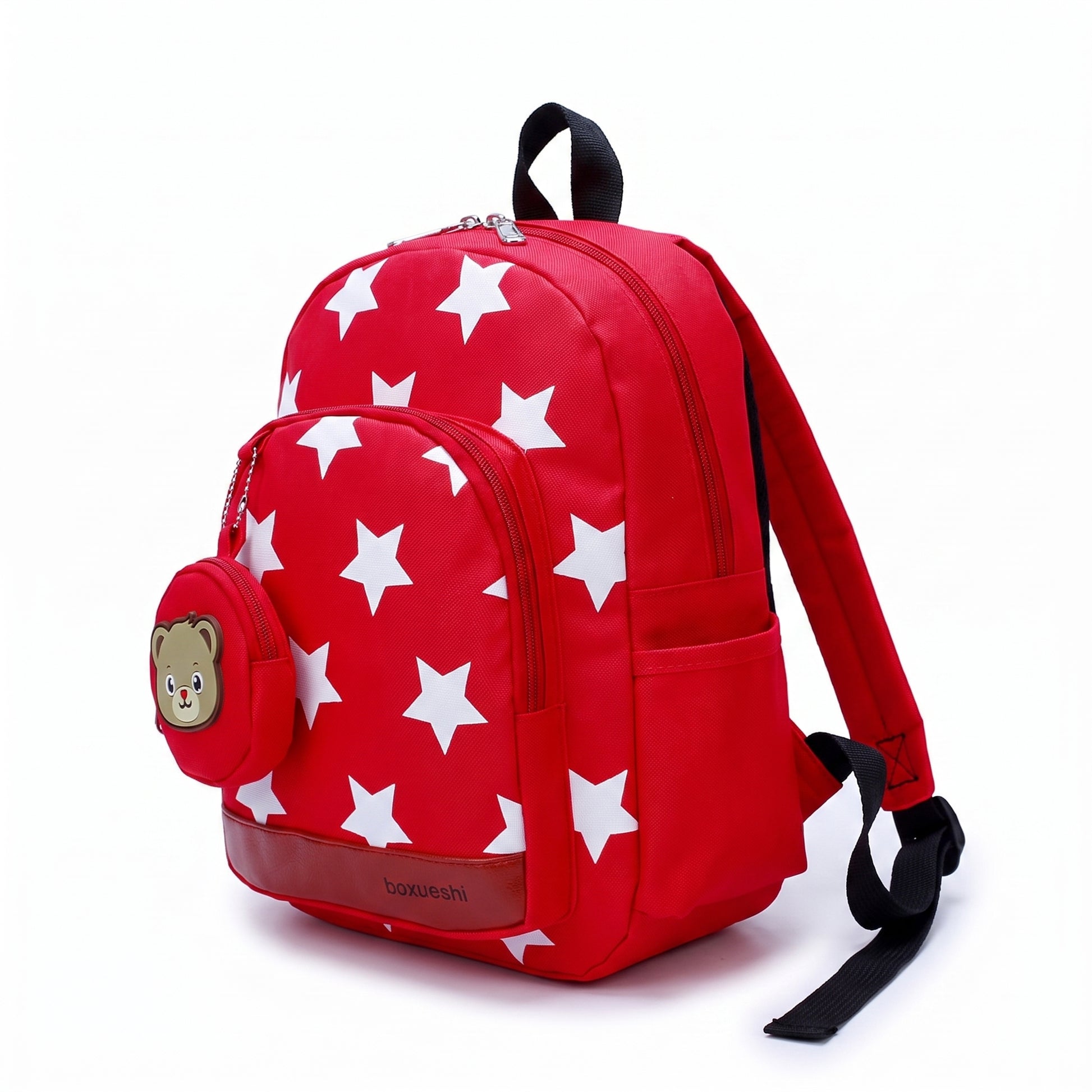 School Bag Kids Backpack Childrens Preschool Star Bear Pouch - angle