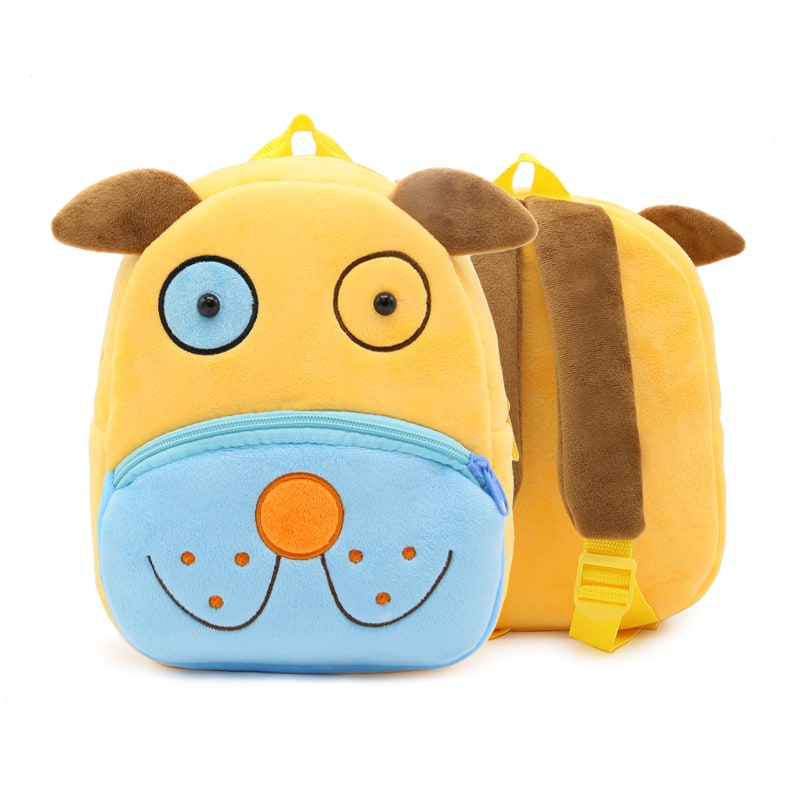 Kids Backpack Cartoon Cute Plush Small Zippered - Image 1