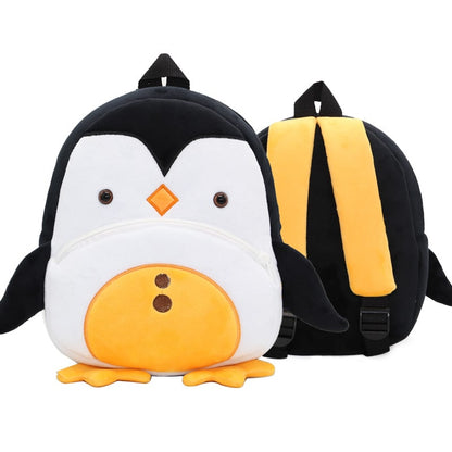 Kids Backpack Cartoon Cute Plush Small Zippered - Image 10