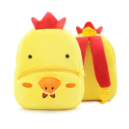 Kids Backpack Cartoon Cute Plush Small Zippered - Image 14