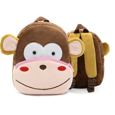 Kids Backpack Cartoon Cute Plush Small Zippered - Image 17