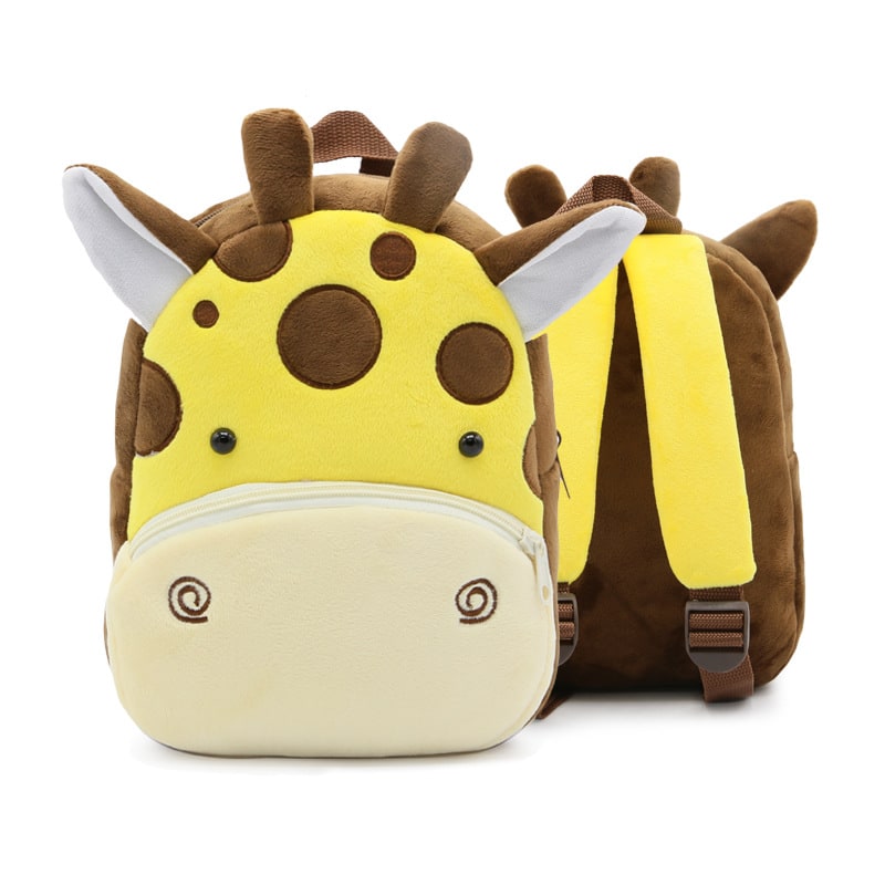 Kids Backpack Cartoon Cute Plush Small Zippered - Image 18