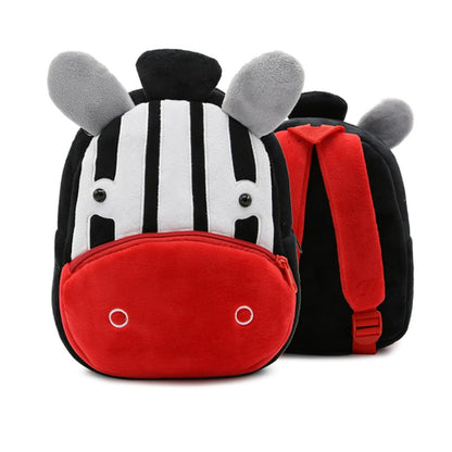 Kids Backpack Cartoon Cute Plush Small Zippered - Image 20