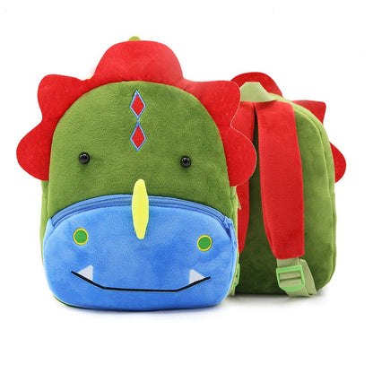 Kids Backpack Cartoon Cute Plush Small Zippered - Image 6