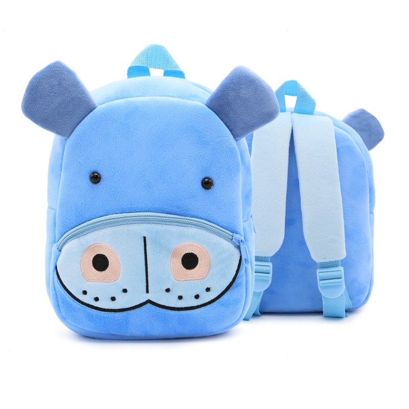 Kids Backpack Cartoon Cute Plush Small Zippered - Image 8