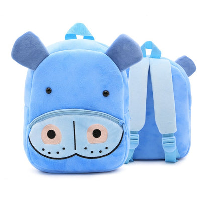 Kids Backpack Cartoon Cute Plush Small Zippered - Image 8