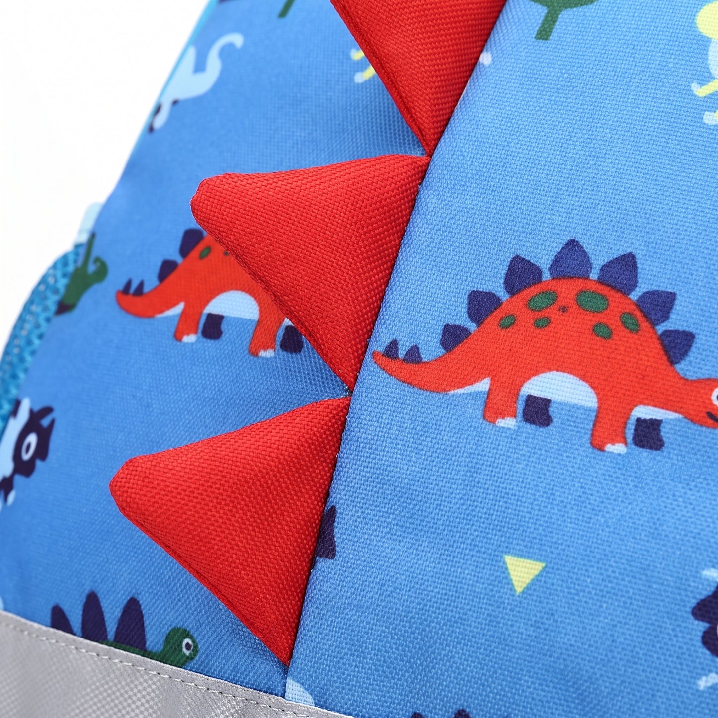 School Bag Kids Backpack Childrens Dinosaur Spikes Pocket - detail
