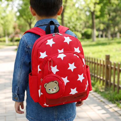 School Bag Kids Backpack Childrens Preschool Star Bear Pouch - hero
