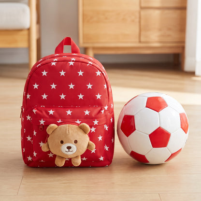 School Bag Kids Backpack Childrens Preschool Star Bear Pouch - scale