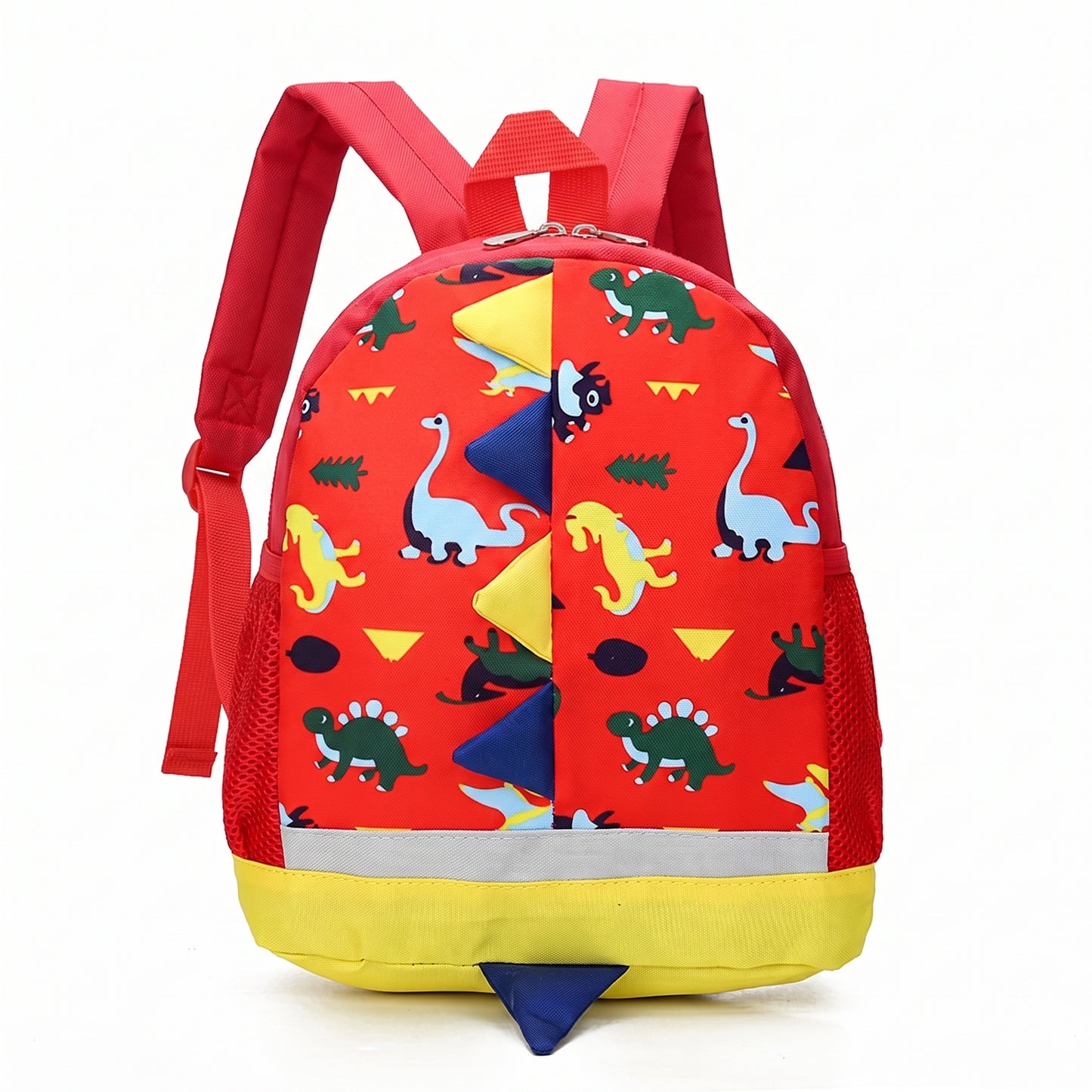 School Bag Kids Backpack Childrens Dinosaur Spikes Pocket - studio