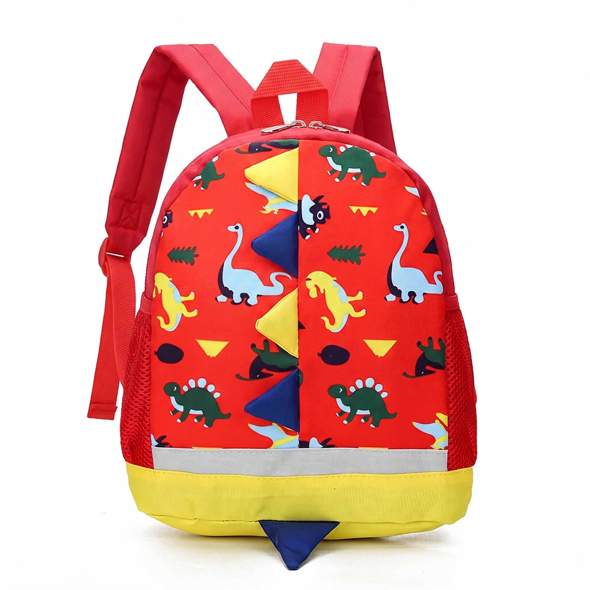 School Bag Kids Backpack Childrens Dinosaur Spikes Pocket - studio