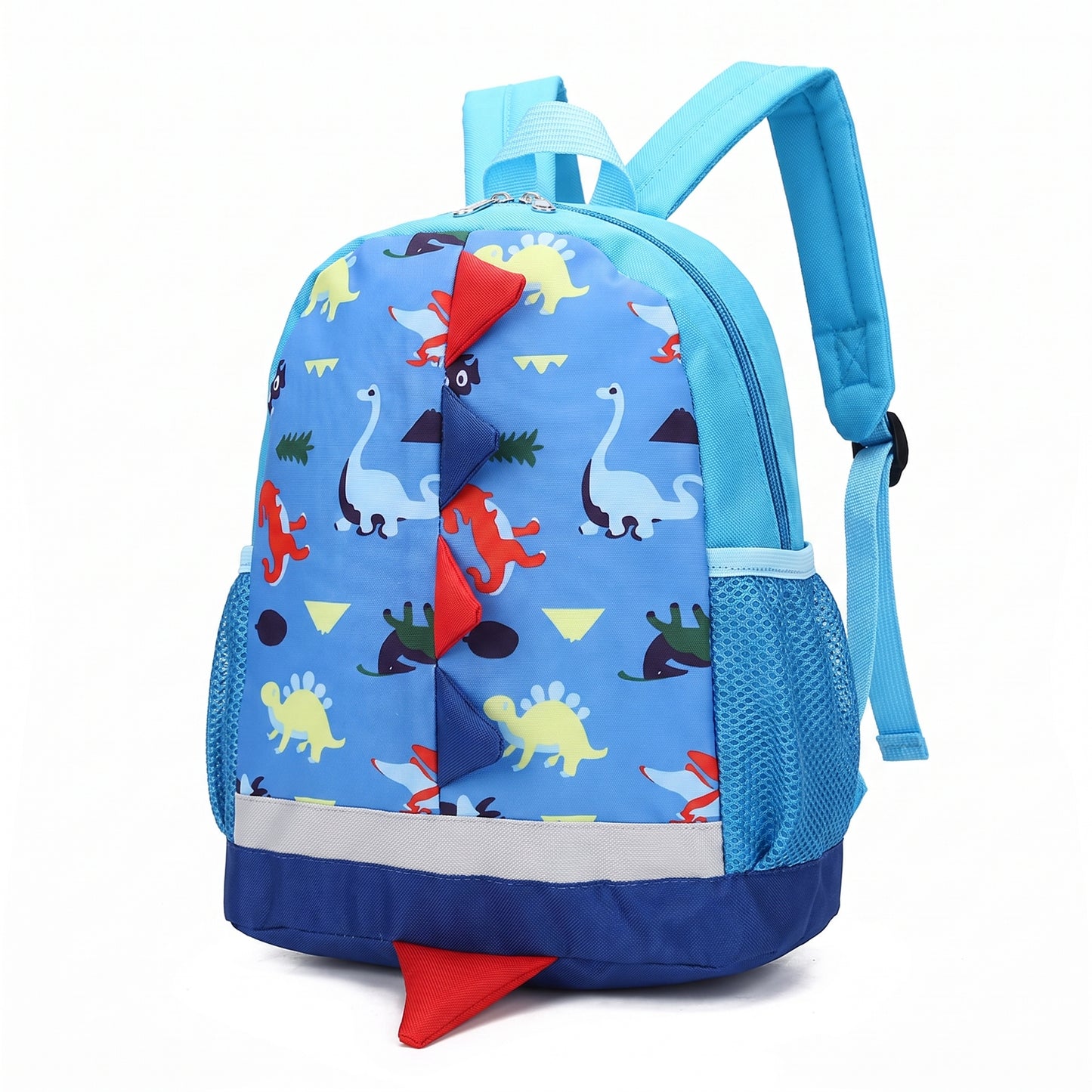 School Bag Kids Backpack Childrens Dinosaur Spikes Pocket - studio