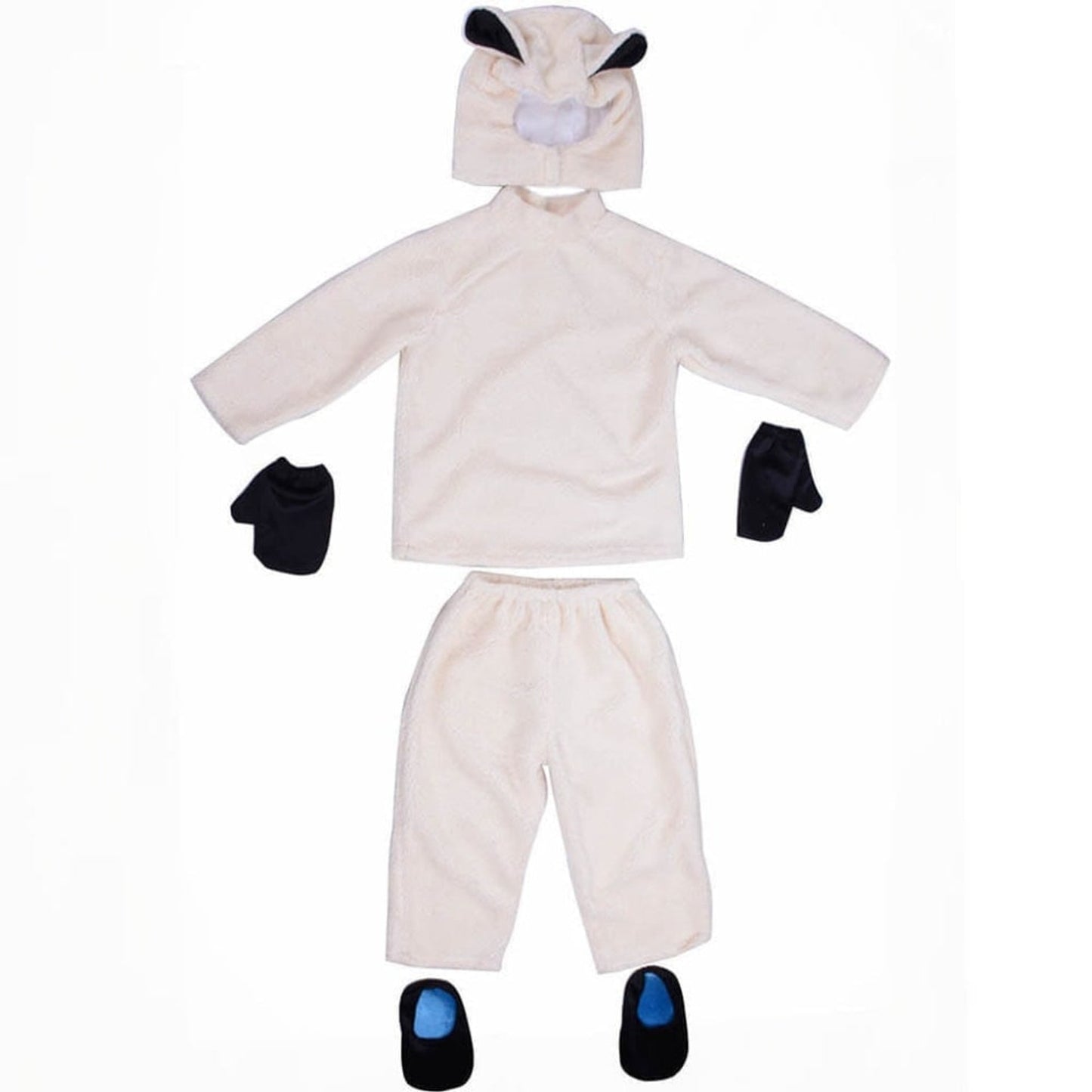 Kids' Halloween Costume Dinosaur Pirate Vampire Animal Plush Fleece Hood Mittens And Shoe Covers - Image 5