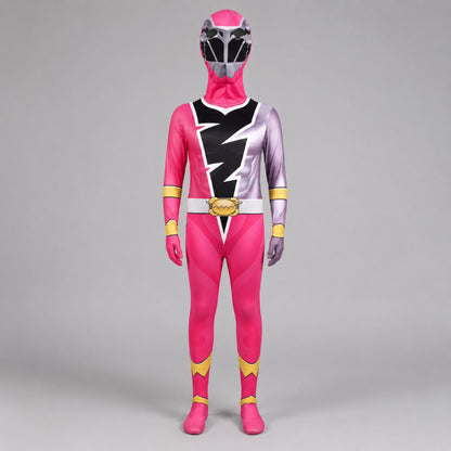 Kids' Halloween Costume Jumpsuit Superhero With Lightning Bolt Chest Panel Full-Body - Image 2