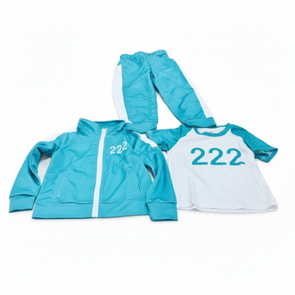 Kids Halloween Costume Tracksuit Three-Piece Set For Instant Retro Look - Image 5