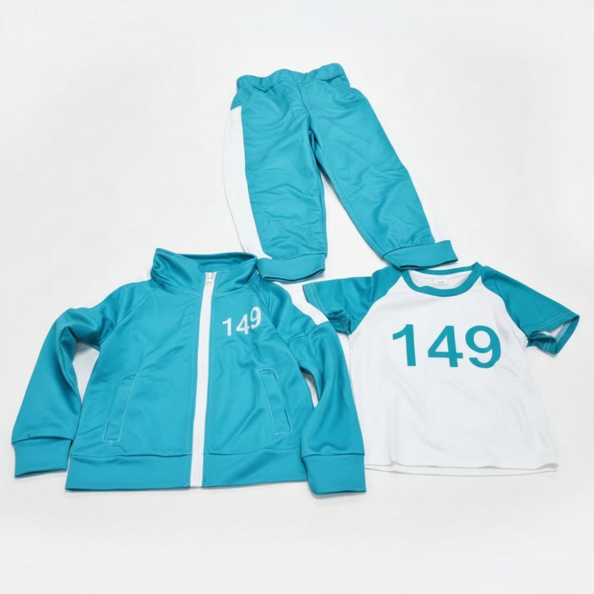 Kids Halloween Costume Tracksuit Three-Piece Set For Instant Retro Look - Image 4