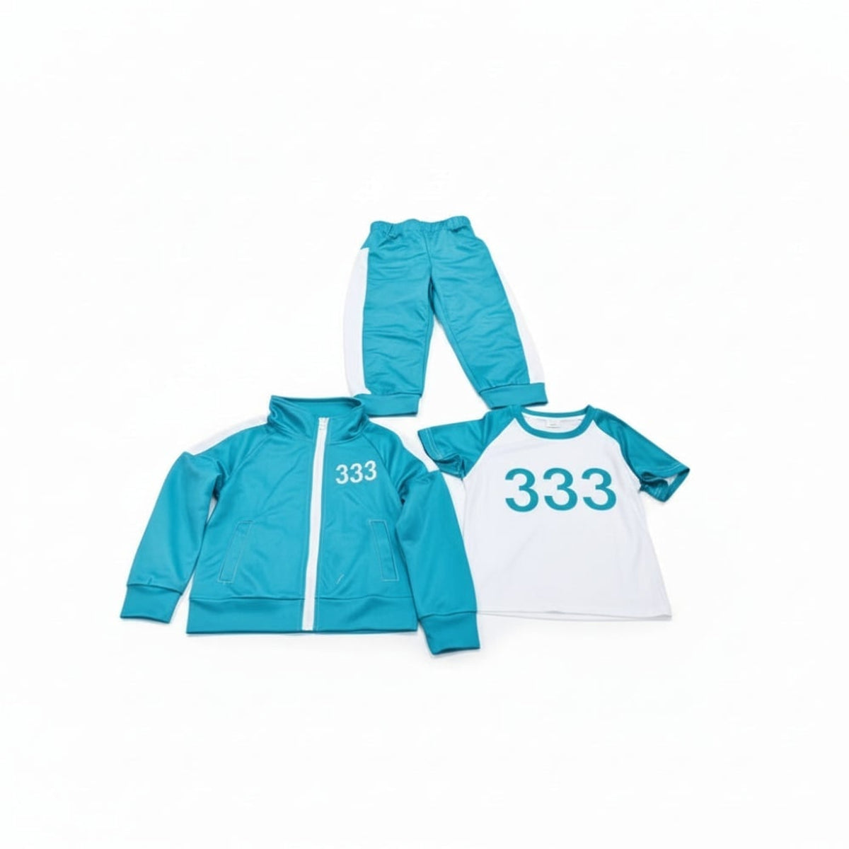 Kids Halloween Costume Tracksuit Three-Piece Set For Instant Retro Look - Image 8