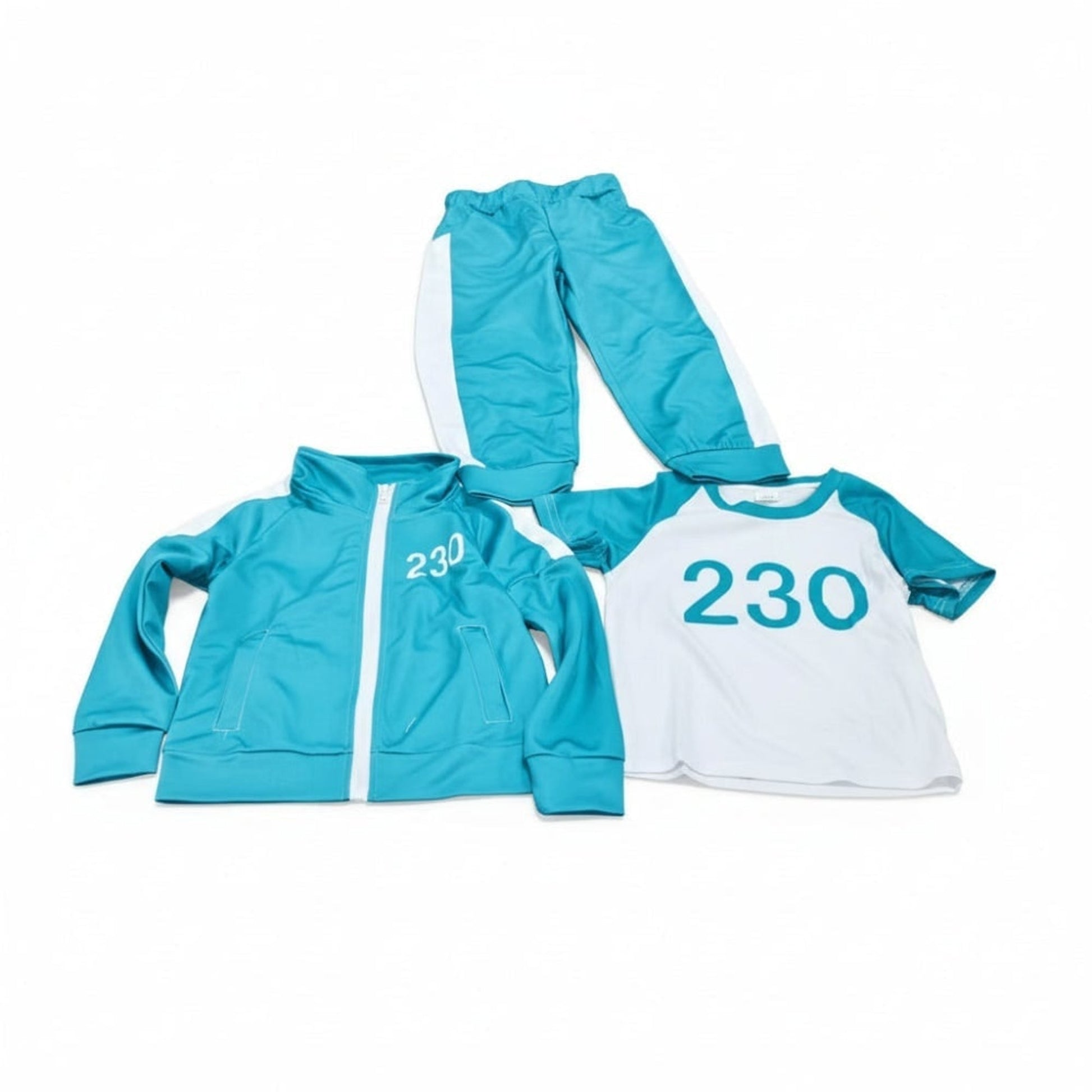 Kids Halloween Costume Tracksuit Three-Piece Set For Instant Retro Look - Image 6