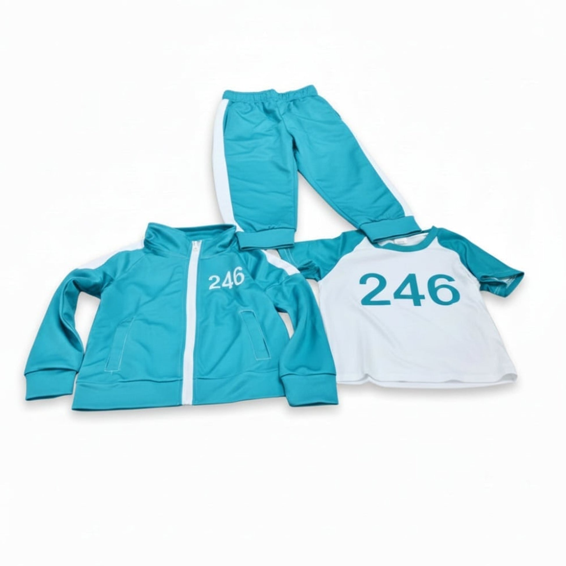 Kids Halloween Costume Tracksuit Three-Piece Set For Instant Retro Look - Image 7