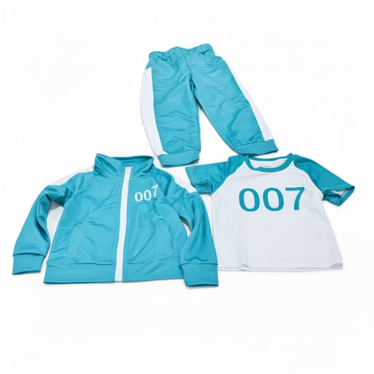 Kids Halloween Costume Tracksuit Three-Piece Set For Instant Retro Look - Image 3