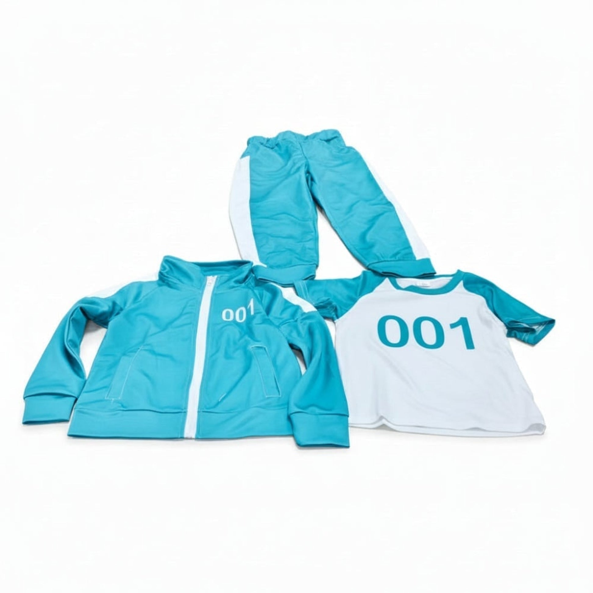 Kids Halloween Costume Tracksuit Three-Piece Set For Instant Retro Look - Image 2