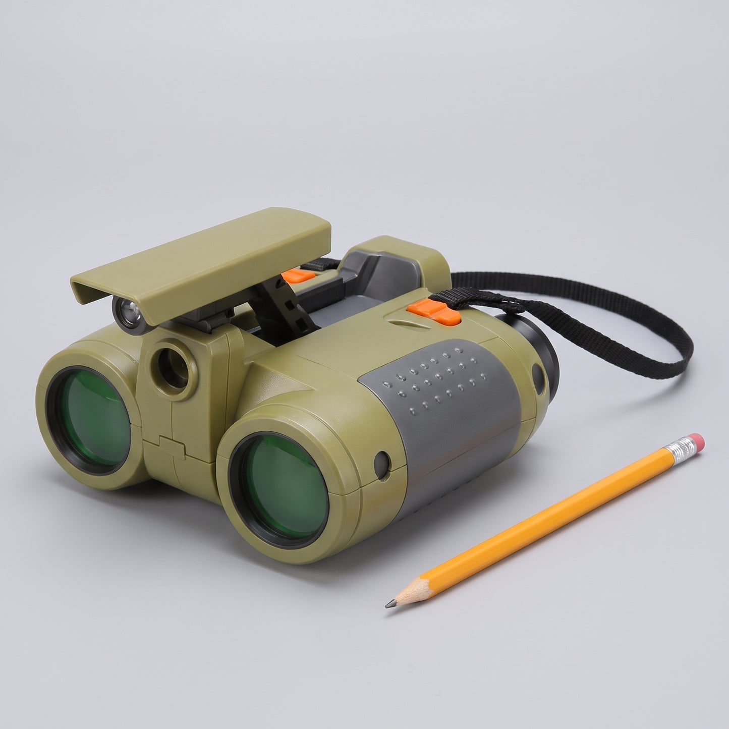 Night Vision Binoculars Childrens Outdoor Toy Compact Green Light - scale