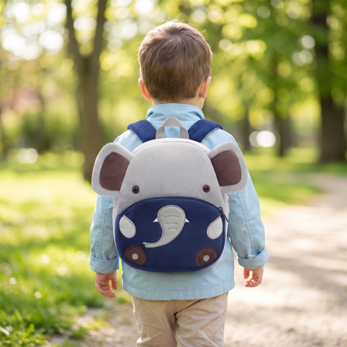 Kids Backpack Cartoon Cute Plush Small Zippered - hero