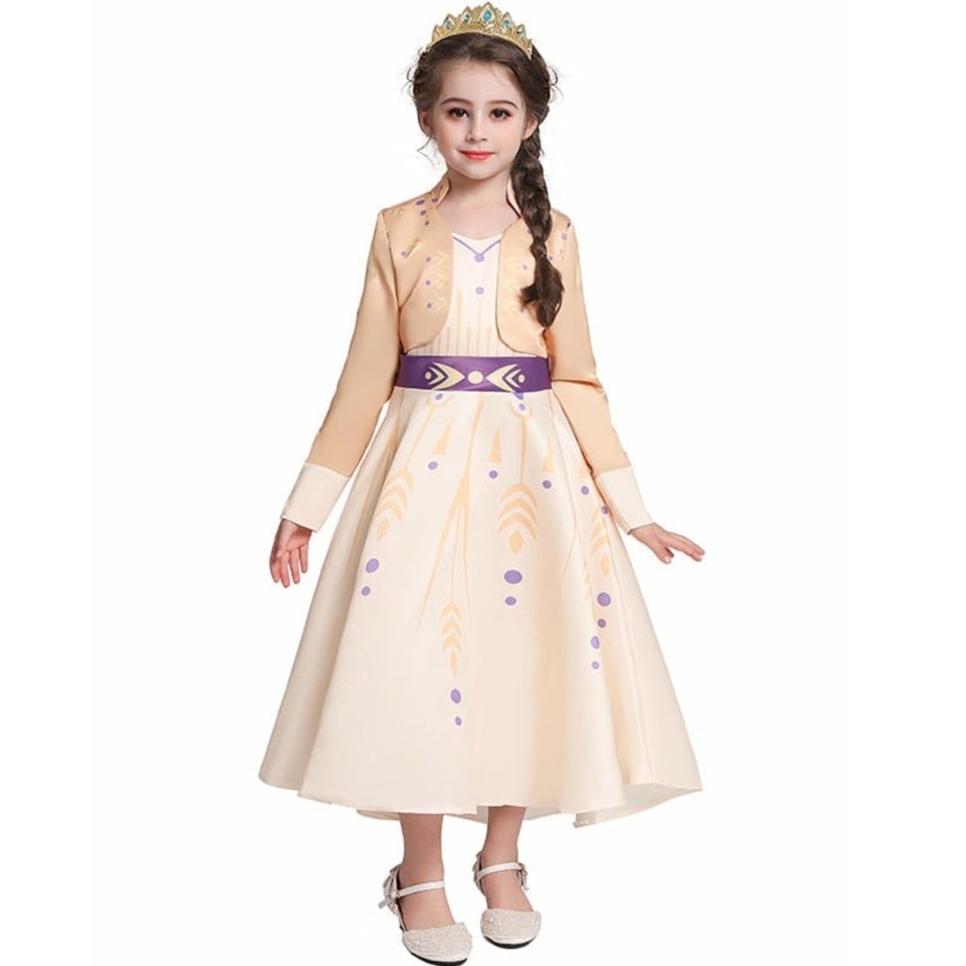 Kids' Princess Costume For Halloween Up With Tiara And Scepter Games All Included - Image 5