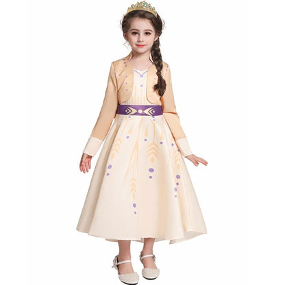 Kids' Princess Costume For Halloween Up With Tiara And Scepter Games All Included - Image 5