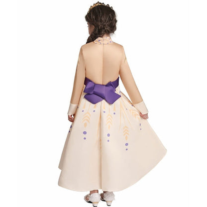 Kids' Princess Costume For Halloween Up With Tiara And Scepter Games All Included - Image 4