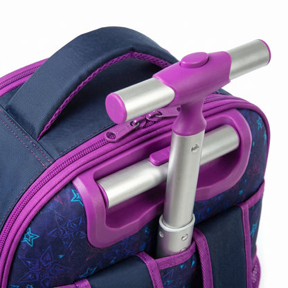 School Bag Childrens Rolling Backpack Cartoon Set - detail