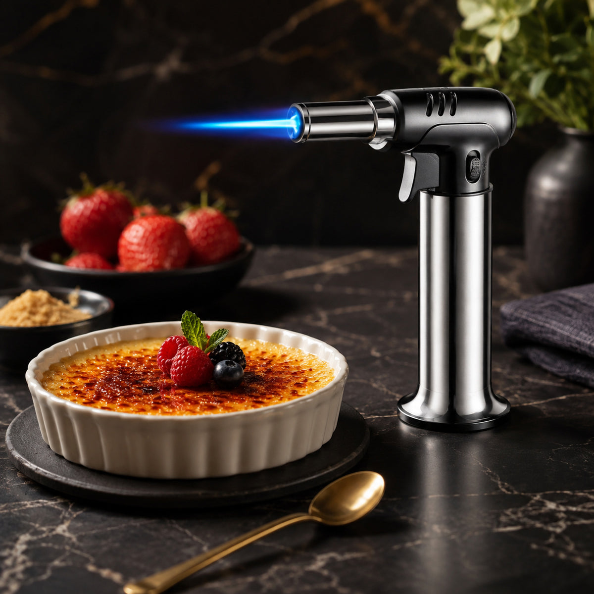 Kitchen Torch Küchenbrenner Für Karamellisieren Butanbrenner Bbq Gasbrenner - Image 1