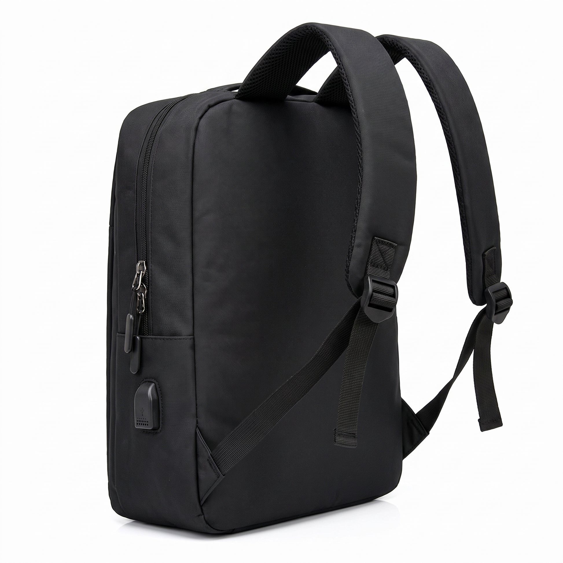 Backpack Laptop Bag USB Charging Work Commuter - angle