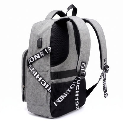 Backpack Laptop Bag USB Charging Work Commuter - angle
