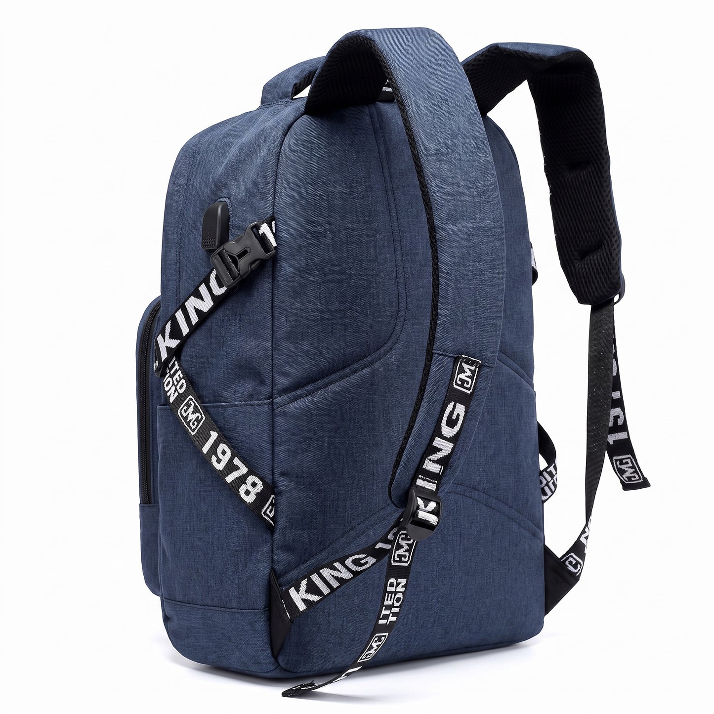 Backpack Laptop Bag USB Charging Work Commuter - angle