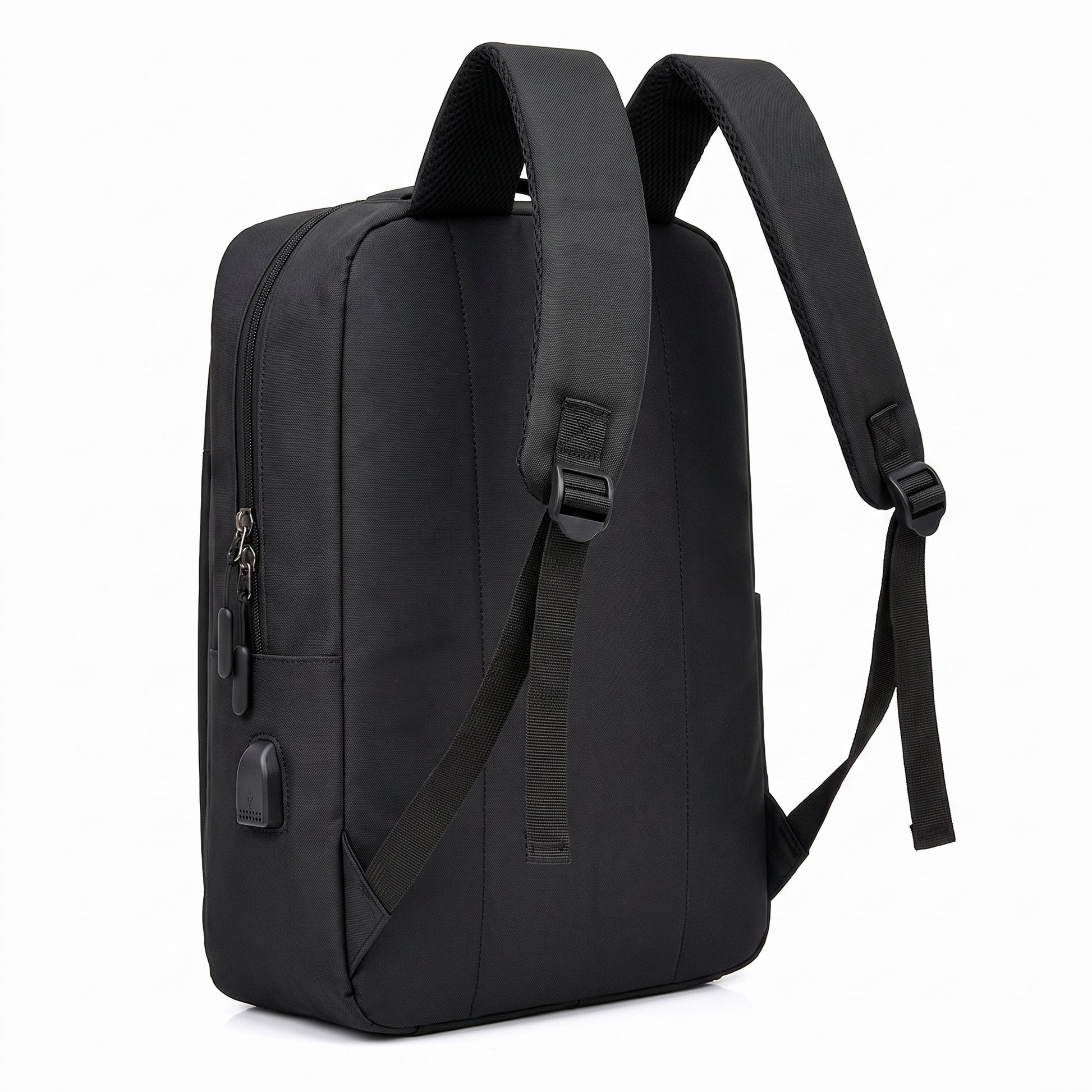 Backpack Laptop Bag USB Charging Work Commuter - angle
