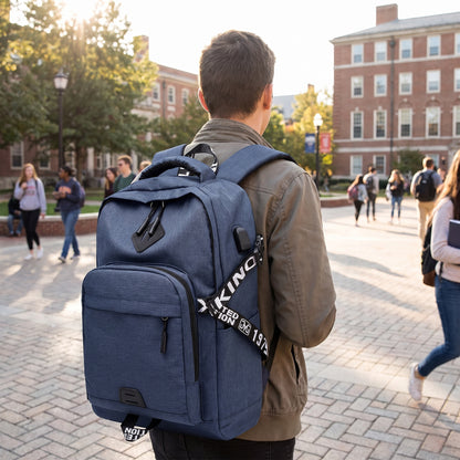 Backpack Laptop Bag USB Charging Work Commuter - hero