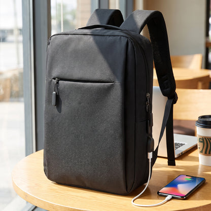 Backpack Laptop Bag USB Charging Work Commuter - in-use