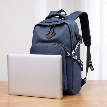 Backpack Laptop Bag USB Charging Work Commuter - scale