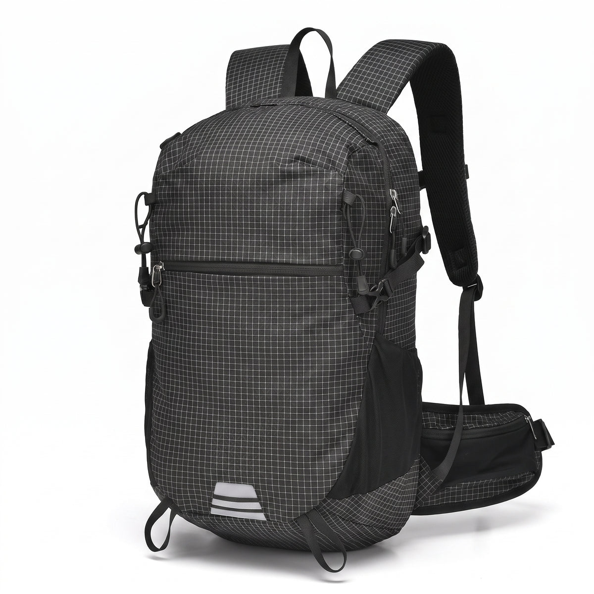 Lightweight Hiking Backpack with Secure Daypack and Pattern