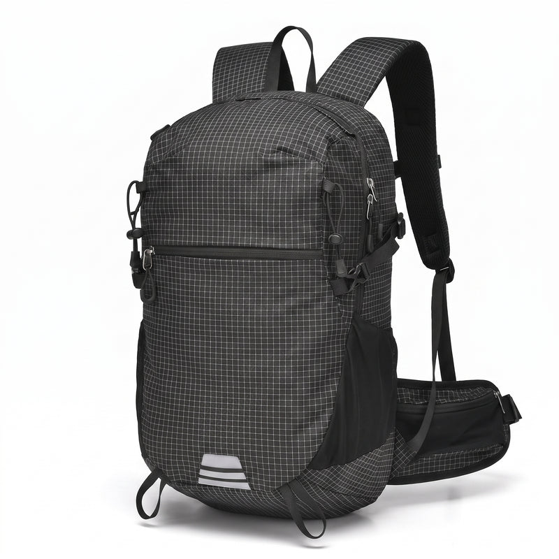 Lightweight Hiking Backpack with Secure Daypack and Pattern